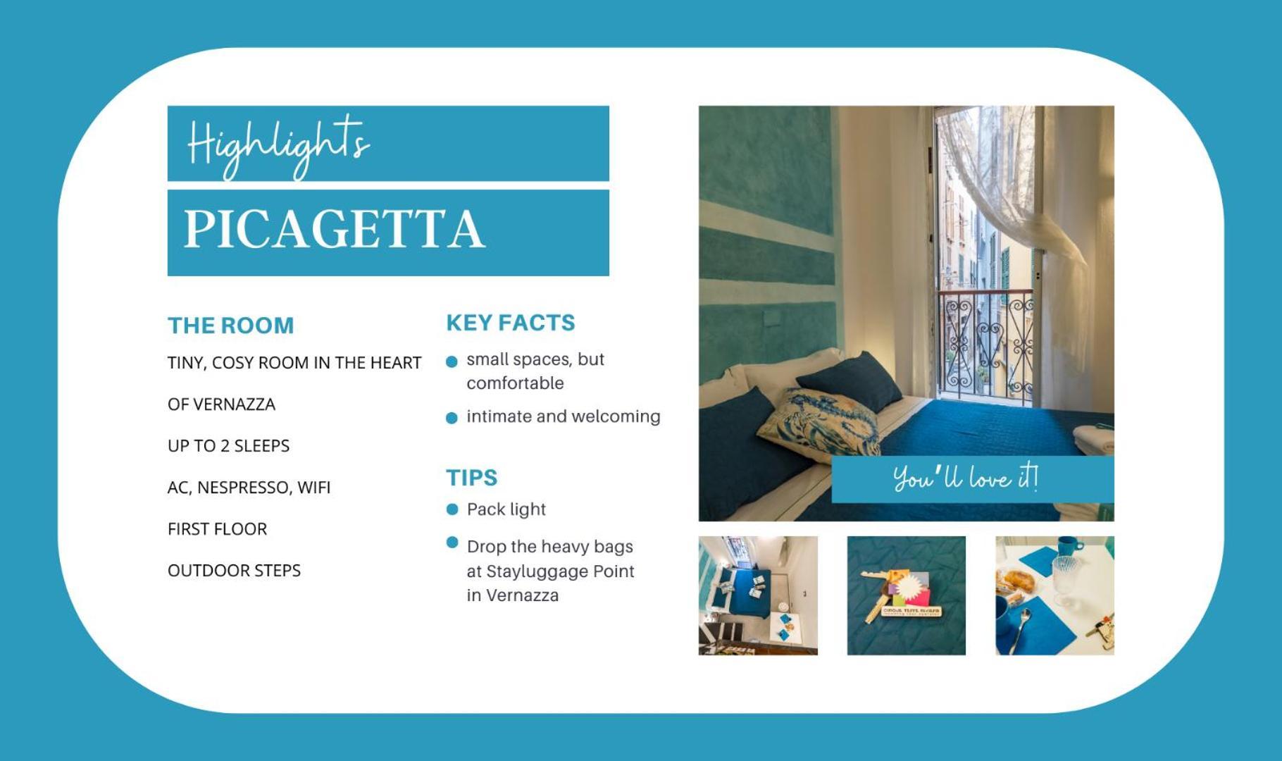 Picagetta Daire Vernazza Dış mekan fotoğraf